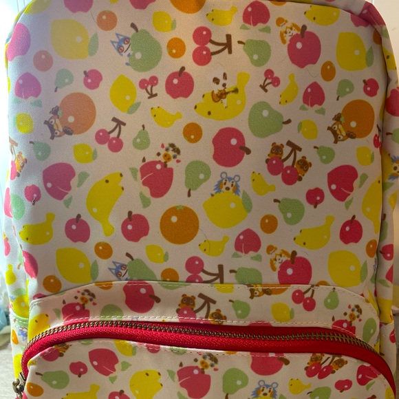 Animal Crossing Fruit Icon Mini Backpack w/ Nintendo Switch Travel Pocket - NWT - Picture 10 of 11